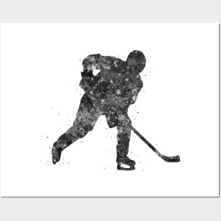 Ice hockey player Posters and Art